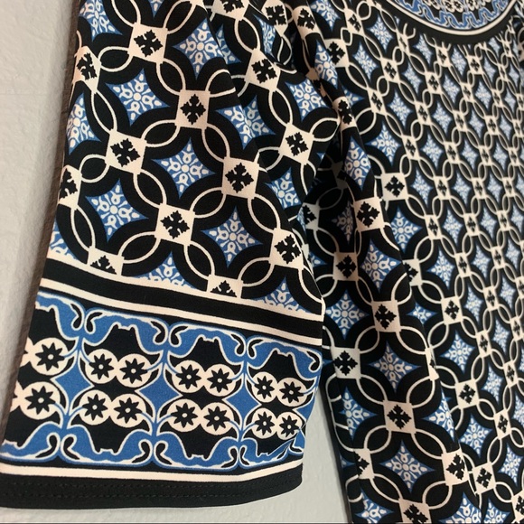 Max Studio Geometric Print Dress - Picture 4 of 5